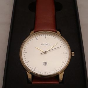 Simplify Red Men's Watch